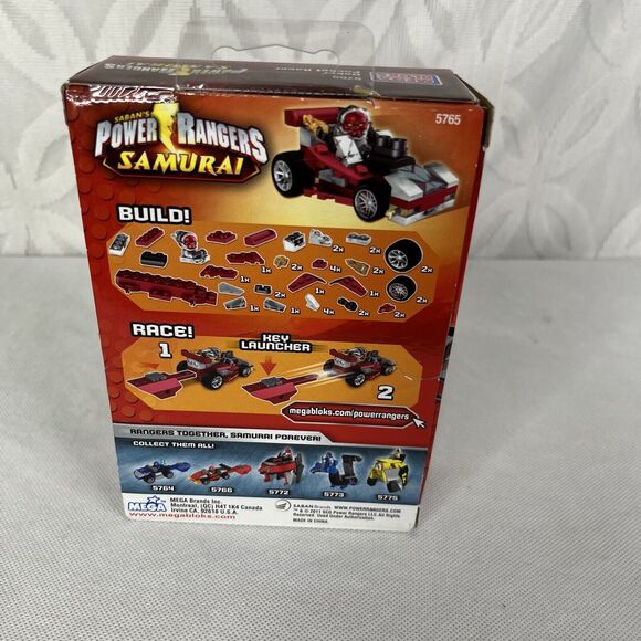 5 for $25| MEGA BLOKS série POWER RANGERS SUPER SAMURAI Deker Pocket Racer - Picture 3 of 6